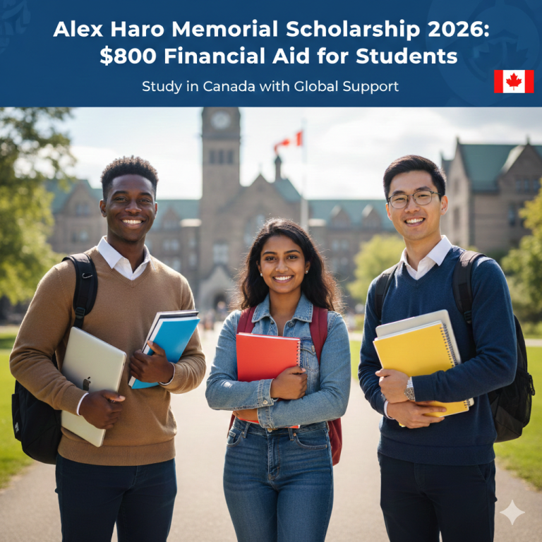 Alex Haro Memorial Scholarship 2026: $800 Financial Aid for Students Planning to Study Abroad or Build a Global Career